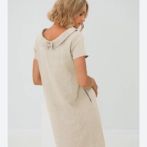 *AS IS LeMuse | Women’s minimalist boho linen dress STORY Size Small .